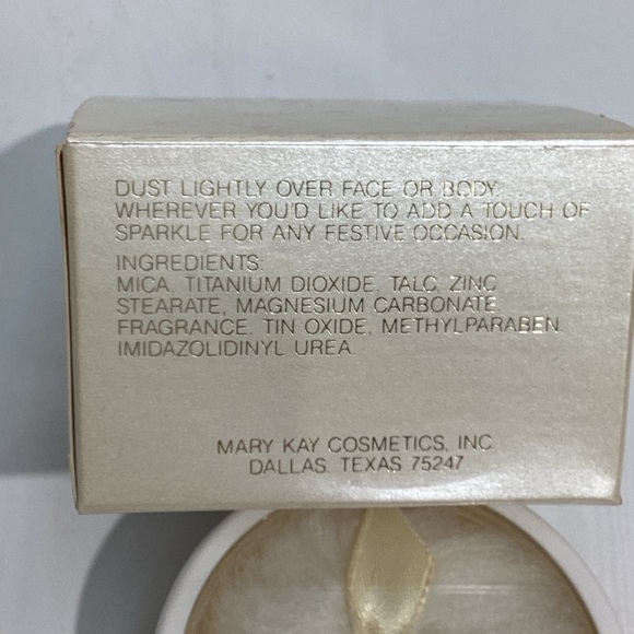 Mary Kay Shimmering GOLD FACE and Body Powder 1 oz New in Box - Picture 3 of 5
